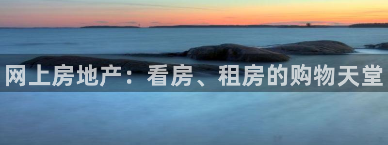 和记娱的确好h88285官网：网上房地产：看房、租房的购物天