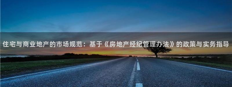 武汉和记黄埔官网：住宅与商业地产的市场规范：基于《房地产经纪