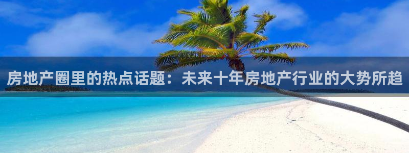 和记电讯香港官网：房地产圈里的热点话题：未来十年房地产行业的