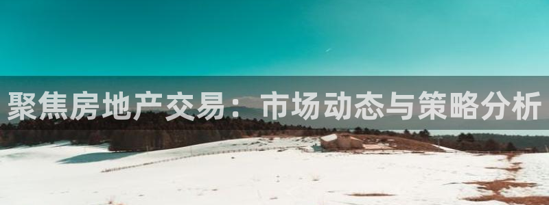 和记大合城dk2官网：聚焦房地产交易：市场动态与策略分析