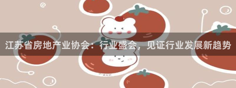 长江和记有限公司官网：江苏省房地产业协会：行业盛会，见证行业