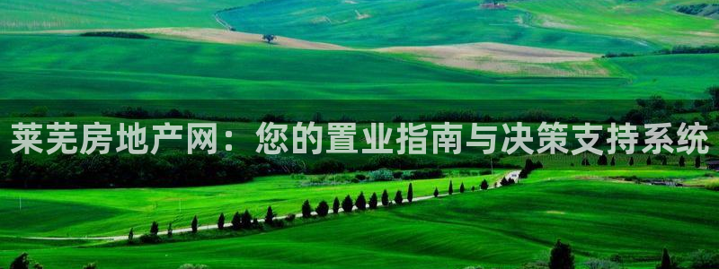 和记电官网：莱芜房地产网：您的置业指南与决策支持系统