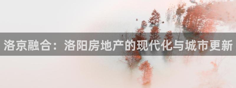 和记电讯3官网：洛京融合：洛阳房地产的现代化与城市更新