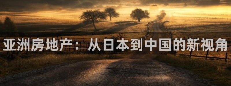 和记怡情博娱官网：亚洲房地产：从日本到中国的新视角