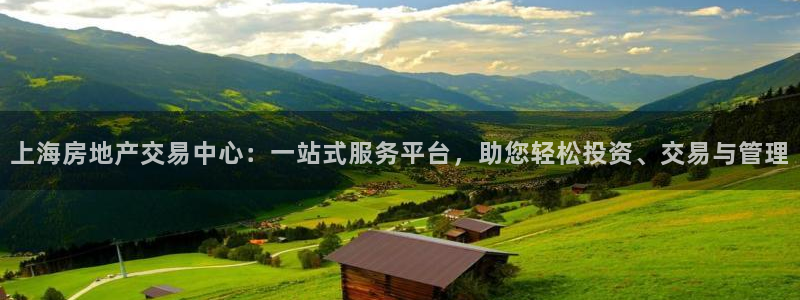 和记娱乐手机官网：上海房地产交易中心：一站式服务平台，助您轻