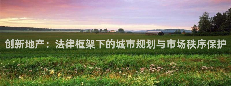 和记 官网：创新地产：法律框架下的城市规划与市场秩序保护