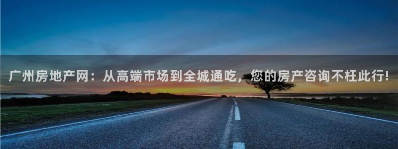 和记开户官网：广州房地产网：从高端市场到全城通吃，您的房产咨